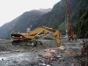 Manapouri power scheme, Deep Cove, portal works Cat 375L