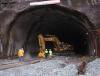 Manapouri power scheme, Deep Cove, portal works Cat 375 & A40D