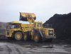 DHML Komatsu WA800 loading coal onto a  Komatsu 785, 2008, stockton Mine.JPG