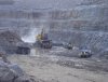 DHML in Mt Fred Quarry, 2009, Stockton Mine.JPG